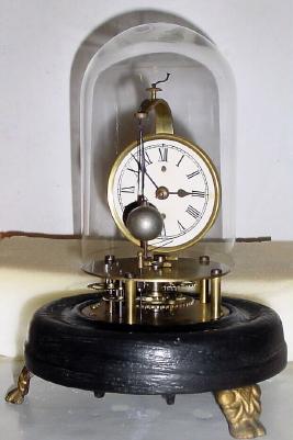 C.1878, E. N. Welch Mfg Co., "Briggs Rotary", 30-hour novelty timepiece in generally good condition. — Antique Clocks Price Guide