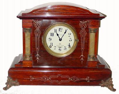 C.1910, Seth Thomas Clock Co., "Chime Clock No. 4", four bell Sonora chime clock in very good original condition. — Antique Clocks Price Guide
