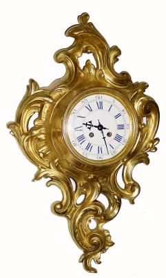 C.1890, French, Jaypy Freres, 8-day time and strike cartel clock. — Antique Clocks Price Guide