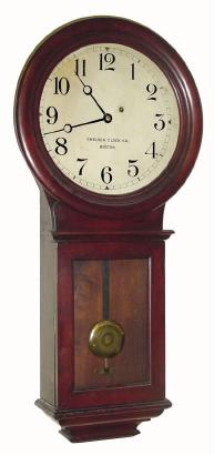 C.1925, Chelsea Clock Co., "No. 1 Pendulum" regulator for schools, offices and public buildings. — Antique Clocks Price Guide