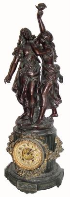 C.1894, Ansonia Clock Co., "Florida with Group No. 1090". — Antique Clocks Price Guide