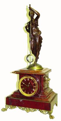 C.1890, French Mystery Clock in good original condition. — Antique Clocks Price Guide