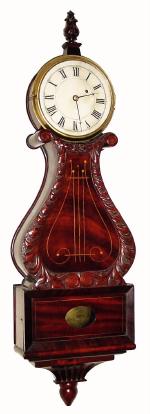 C.1825, A Boston area Box Lyre, with some Centennial updates, and in good condition. — Antique Clocks Price Guide