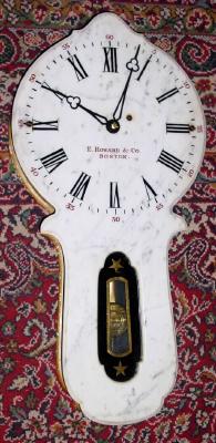 C.1889, E. Howard and Co., "No. 28 Marble Dial" in good condition, — Antique Clocks Price Guide