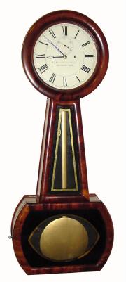C.1860, Massachusetts, Full Size regulator banjo in very nice restored condition. — Antique Clocks Price Guide