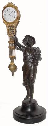 C.1905, German, Junghans, "Onion Boy" Swinger clock in very nice condition. — Antique Clocks Price Guide