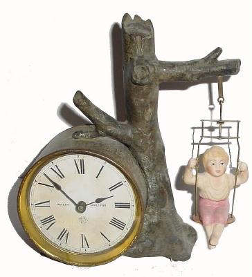 C.1894, Ansonia, "Swing No. 2", in good as-found condition, — Antique Clocks Price Guide