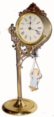 C.1894, Ansonia, "Jumper No. 1" in nice restored condition, — Antique Clocks Price Guide