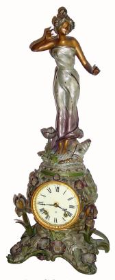 C.1904, Ansonia "FLEUR DE LYS and No 1176", in very good original condition, — Antique Clocks Price Guide