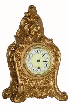 C.1895, Boston Clock Co, Figural clock of Rip Van Winkle. — Antique Clocks Price Guide