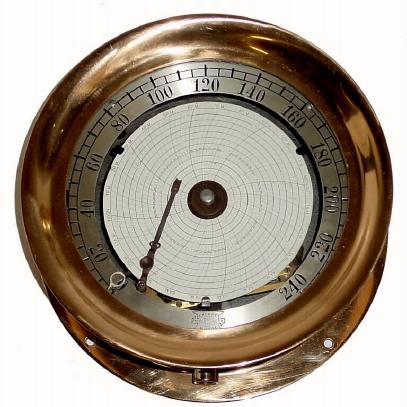 C.1906, Crosby Steam Gage and Valve Co, Boston, recording steam gauge, serial No. 4379, with original Chelsea lever movement, — Antique Clocks Price Guide
