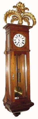C.1900, Austrian, A. Gaisbauer, Wien, 30-Day timepiece in a walnut case. — Antique Clocks Price Guide