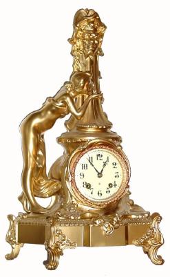 C.1906, Ansonia FOUNTAIN in good restored condition. — Antique Clocks Price Guide