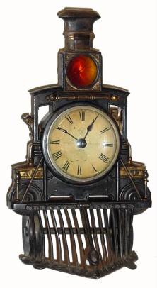 C.1886, Ansonia Clock Co., "Novelty No. 44" in generally good condition. — Antique Clocks Price Guide