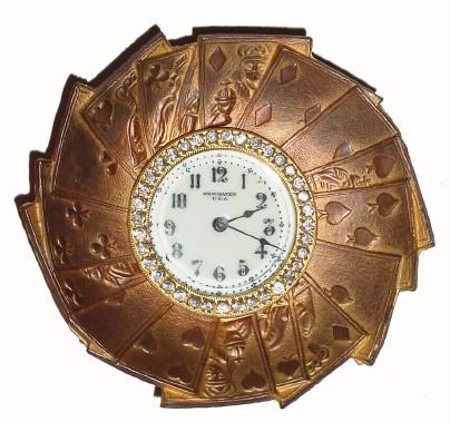 C.1906, New Haven Clock Co., "FLUSH", — Antique Clocks Price Guide