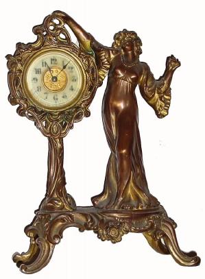 C.1906, Ansonia Clock Co., "DANCE" in good original condition — Antique Clocks Price Guide