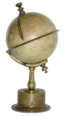 C.1900, French, TIME GLOBE in good original condition. — Antique Clocks Price Guide