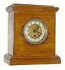 Mixed lot, but serviceable. C.1890, good Round French movement complete, now in a C.1920 well made butternut case. 