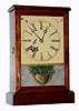 C.1850, Henry Sperry, 18 Maiden, Lane, NY, 30-Hour Cottage clock, with refinished case.