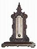 C.1890, C.S. Wilder, Peterboro, NH bronze desk thermometer.