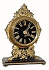 C.1890, European, Glass Dial Novelty clock, as-found.