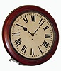 C.1890, English, Fusee Dial Clock, in good original condition,