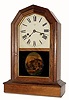 C.1884, Seth Thomas, "Richmond" rosewood mantle clock from the city series, restored. 