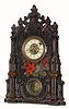C.1860, American Clock Co, NY, small 30 hour iron front, as-found.