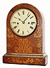 C.1850, Anglo-American Fusee shelf clock in generally good original condition. 