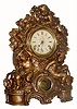 C.1860, U. S. Clock Co, 18 Courtlandt St, New York, 8-day iron front shelf clock in very good condition,