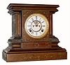 C.1885, Ansonia, MARBELITE No. 4, in very nice restored condition, with original porcelain dial and open escapement.