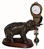 C.1908, German, Junghans, ELEPHANT swing clock in very good original condition.