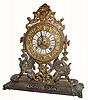 C.1886, Ansonia Clock Co., RENAISSANCE, in generally good condition, except pendulum is lacking.
