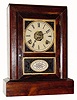 C.1870, Jerome and Co. (New Haven), 8-Day, Rosewood, flat top cottage alarm in generally good condition, the case refinished.