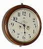 C.1924, Seth Thomas Clock Co., 8-day wall timepiece. The refinished oak case is in very fine condition.