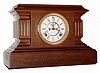 C.1885, Ansonia, Marbelite No. 2, in good original condition, and with excellent porcelain dial with exposed escapement.
