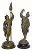 C.1900, American, lot of 2, Statues, FISHER and FALCONER,