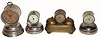 C.1885 (Lot of 4), Parker and Whipple alarms, as-found, from storage.