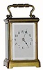 C.1900, French, Brass Cased Carriage timepiece, as-found 