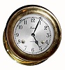 C.1985, Chelsea Clock Co., "Boston", 8-day time/strike ship's bell clock.