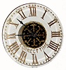 C.1901, Ansonia, CORRECT TIME, Hanging Window clock in good condition.