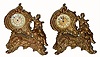 C.1904, (Lot of 2) Ansonia GLADYS novelty clocks,