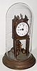 C.1935, German, Kieninger and Obergfell, 400 day clock, as-found, less dome and quite dirty.