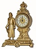 C.1900, Ansonia "LAWN TENNIS", cast figural clock in very good condition 