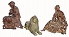 C.1890, Ansonia, Lot of 3 Clock Toppers, 