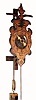 C.1935, German, Copy of the famous Columbus clock, one day, weight driven with verge and foliot escapement.
