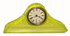 C.1910, American Daisy and Button depression glass tambour case (with damage),