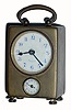 C.1900, German, Small Travel Alarm, in the shape of a small carriage clock, as-found, dirty,