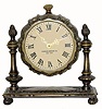 C.1910, Sterling Bronze Co., New York, bronze desk clock in excellent original condition.