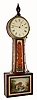 C.1845, Massachusetts area (unsigned), 8-day weight driven banjo timepiece.
